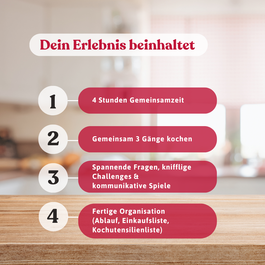 Das Erlebnis-Dinner für Paare