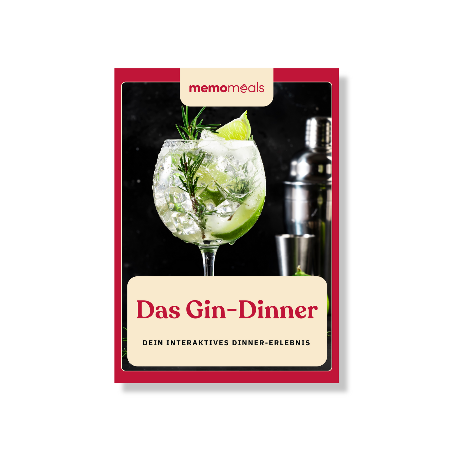 Gin Erlebnisdinner Box von oben
