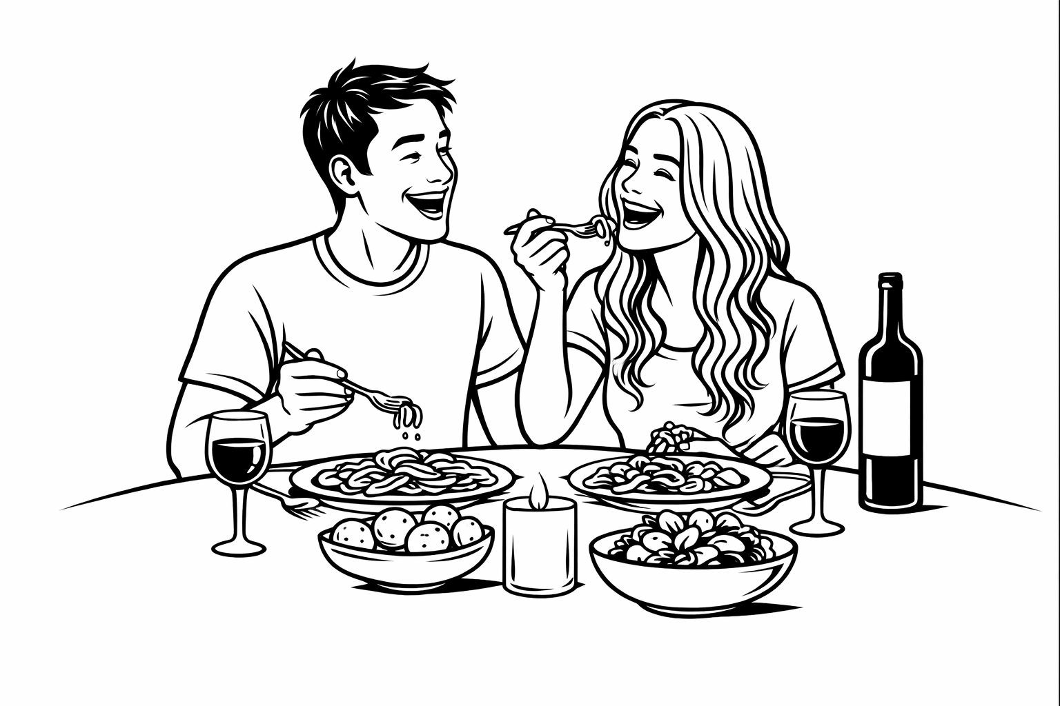 Erlebnis Dinner: Spiele für Erwachsene für Date Night zu zweit