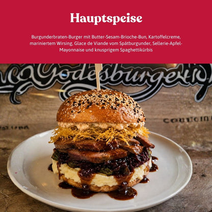 Godesburger „Harvest & Play Dinner" – Genussabend in Bad Godesberg
